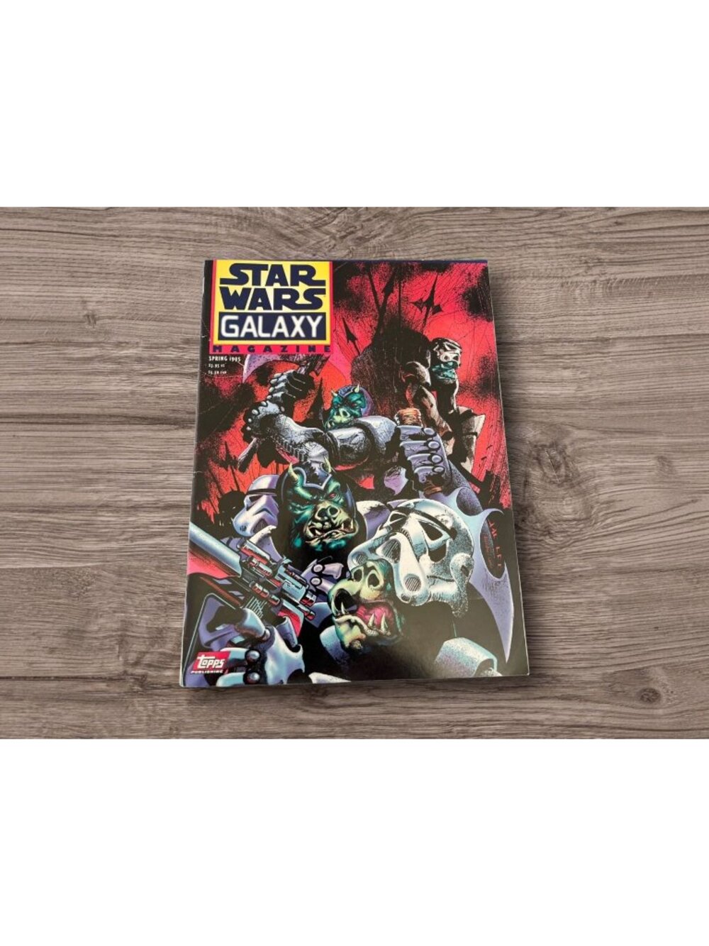 Topps Star Wars Galaxy Official Lucas Films Magazine 3 Spring 1995 Sci Fi Movie